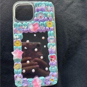 Cute Character Phone Case - Purple and Pink Sanrio family